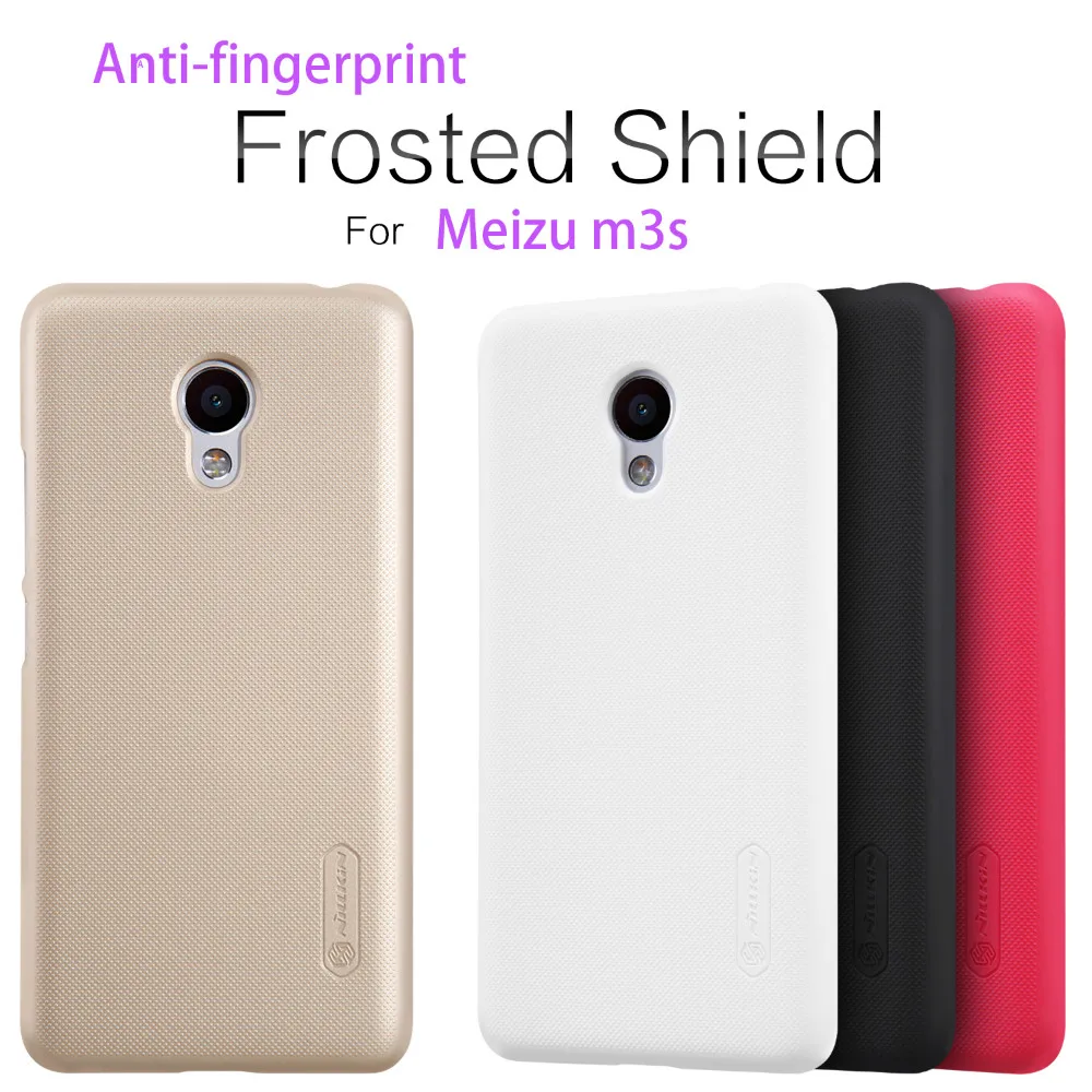 

Anti-fingerprint case For Meizu M3s phone bags Nillkin frosted shield series import mobile phone