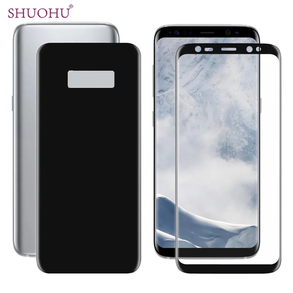 

100pcs/lot SHUOHU Front and Back PET 3D Anti-shatter Full Cover Screen Protector For Samsung Galaxy S8 Plus/S8 Protective Film