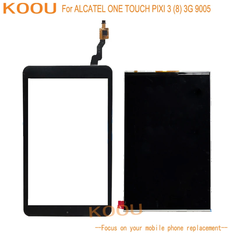 

For ALCATEL ONE TOUCH PIXI 3 (8) 3G 9005X 9005A 9005 Touch Screen+LCD Digitizer Sensor Assembly Replacement Parts For 9005 8.0