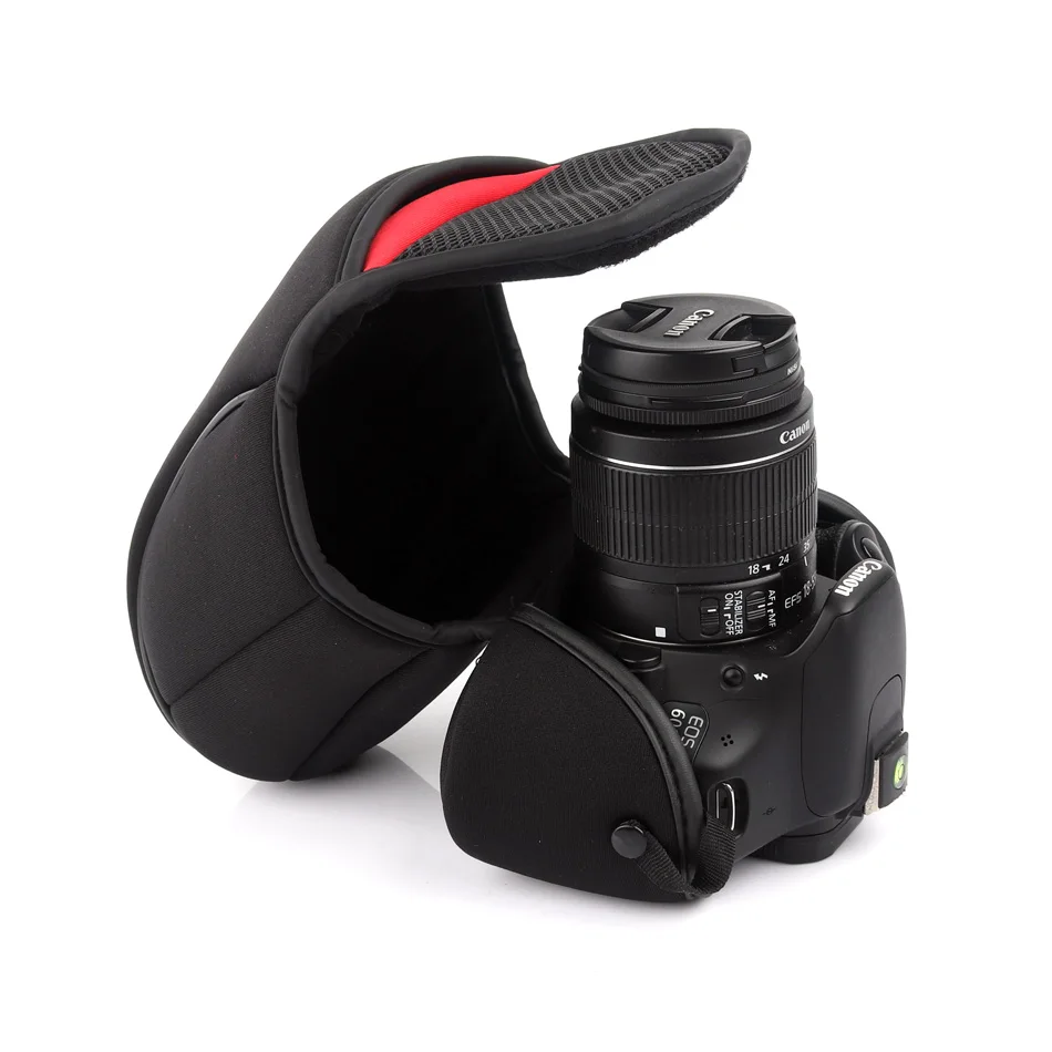 Koop Universele Draagbare DSLR Camera Innerlijke Soft Bag Case Voor Canon Sony Nikon Camera Nikon Tas Waterdichte Foto Foto Fotografia Case