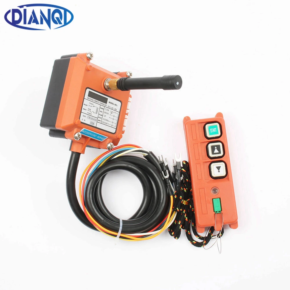 #Wireless Industrial Remote Controller Electric Hoist Remote Control Winding Engine Sand-blast Equipment Used F21-2S 3 button#