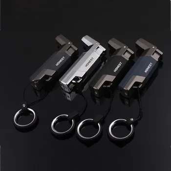 

Elbow Torch Lighter Butane Gas Lighter Blue Flame Spray Gun Mini Metal Lighted Cigar Lighters Cigarette Accessories for Men Gift