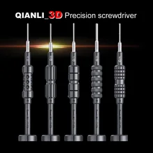 Возняк QIANLI первоклассная разборка 3D отвертка для iPhone samsung мобильный телефон Ремонт Отвертка Предотвращение скольжения
