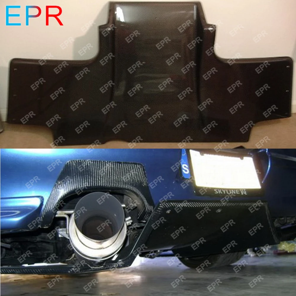 

For Nissan Skyline R33 Carbon Fiber Top Secret Rear Diffuser w/ Metal Fitting Accessories Body Kit Auto Tuning Part For R33 GTR