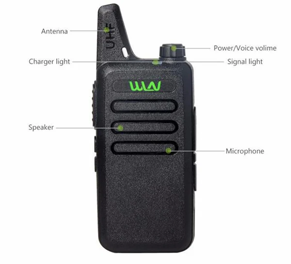 2 шт./Лот ручная рация УВЧ 400 470 МГц VOX ham transceiver Любительская cb радиостанция