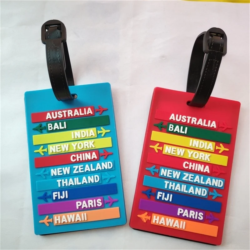 Mcneely чемодан портативный метки идентификационная этикетка ID адрес держатель Защитная крышка Туристические товары Новый