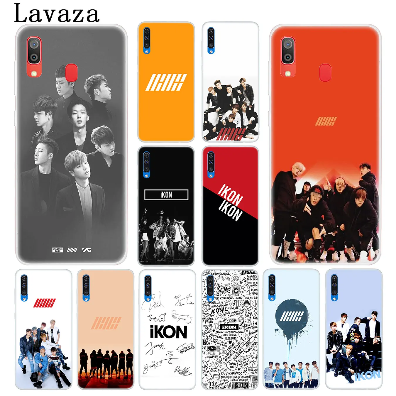 Твердый прозрачный чехол для телефона Lavaza music ikon kpop Samsung Galaxy A10 A20 A30 A40 A50 A60 A70 M40 M30 M20
