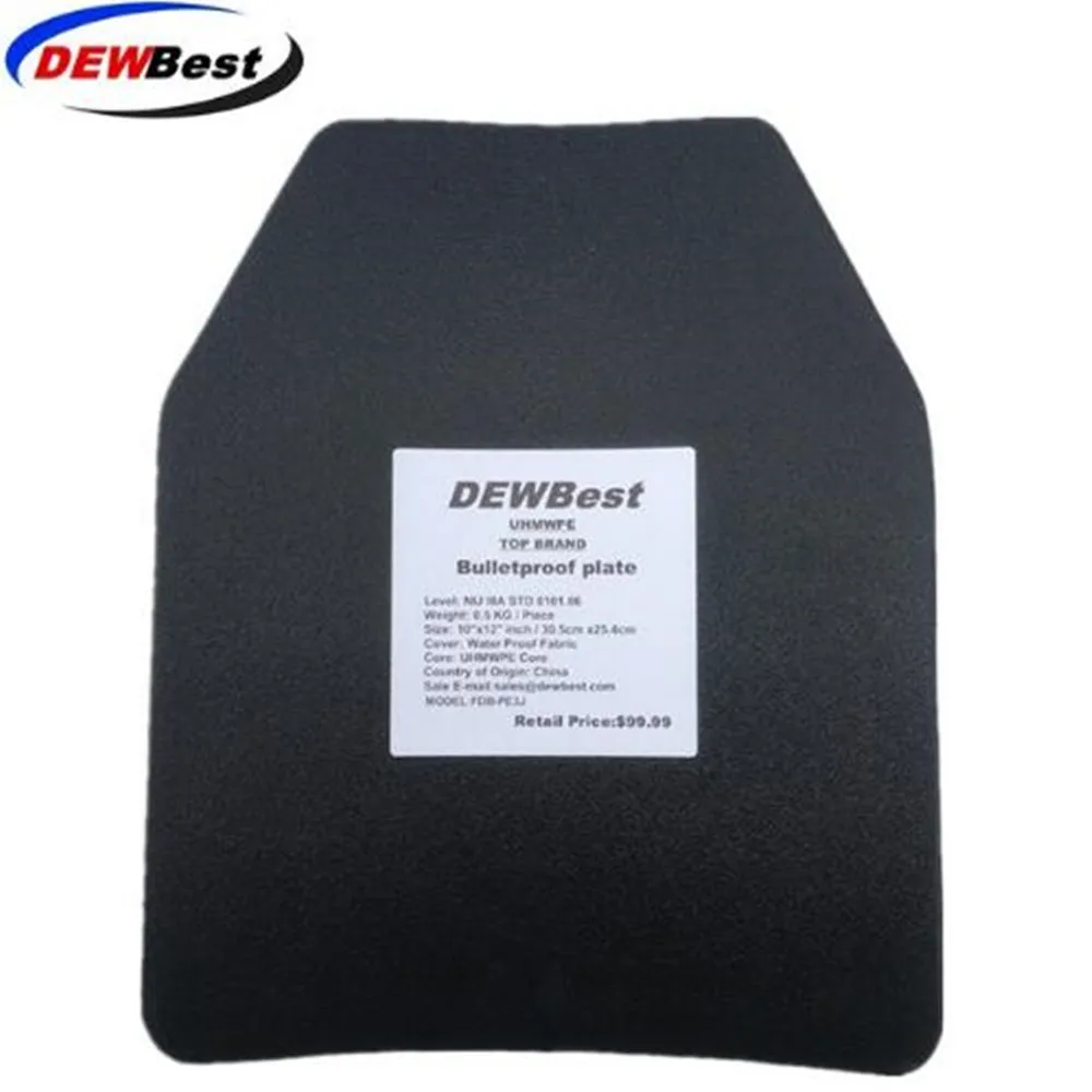 Противобаллистическая пластина DEWBest UHMWPE NIJ Level IIIA|Принадлежности для самообороны|