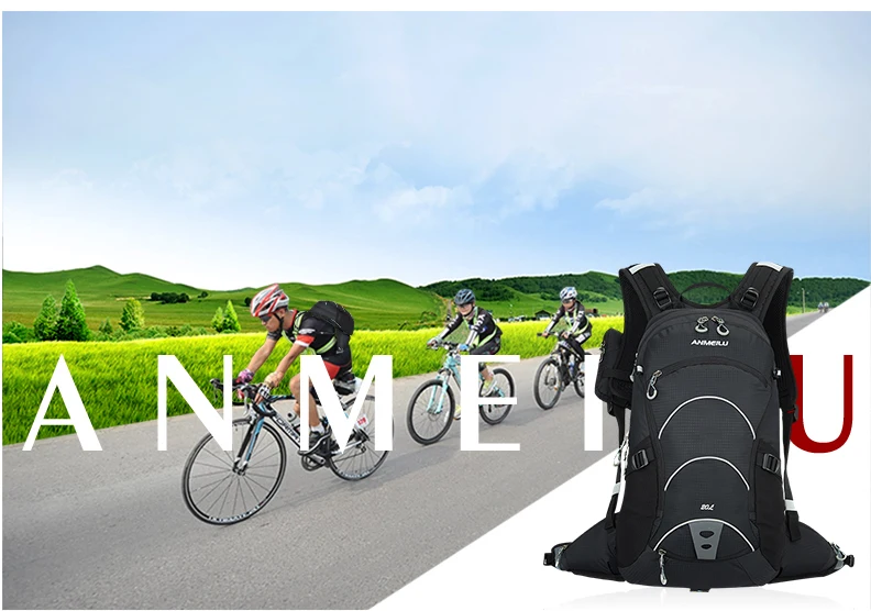 Flash Deal ANMEILU 20L Waterproof Breathable Bicycle Bag MTB Moutain Bike Hydration Backpack Nylon Travel Hiking Climbing Bag, No Water Bag 3 Flash Deal ANMEILU 20L Waterproof Breathable Bicycle Bag MTB Moutain Bike Hydration Backpack Nylon Travel Hiking Climbing Bag, No Water Bag 3