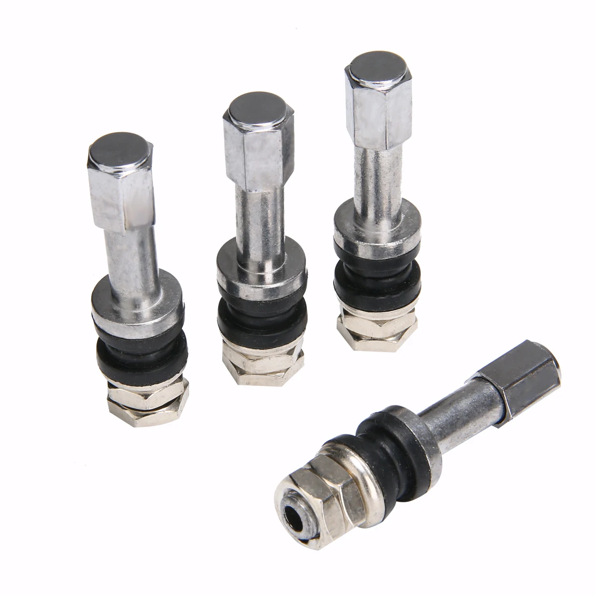 New Arrical 4pcs TR48E Bolt-in Car Tubeless Wheel Tire Valve Stem Dust Cap Cover for Motorcycles Scooter Moped Bicycle Rims