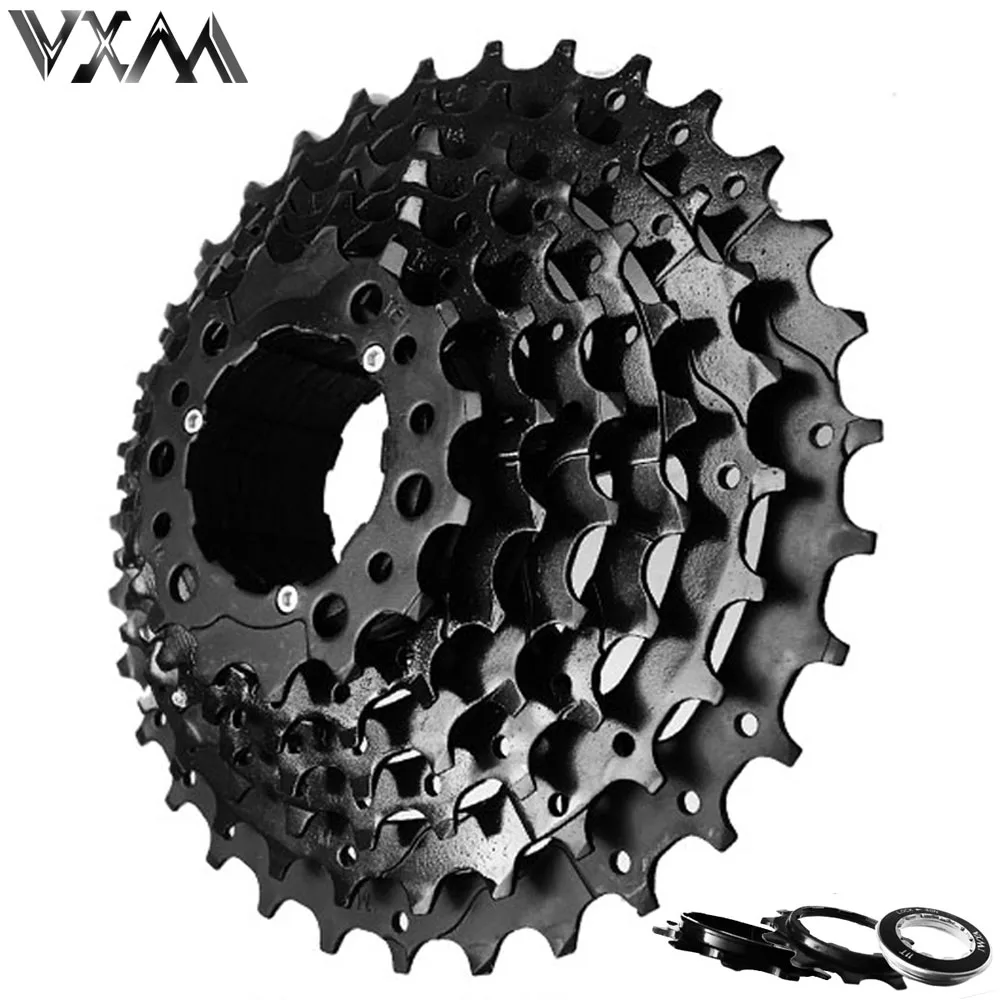 VXM велосипед Freewheel MTB 24 27 30 33s freewheel звездочки 8 9 10 11 12 Скоростей кассеты маховик Cog