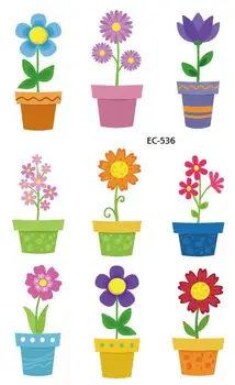 

Waterproof Temporary Tatoo Fake Tattoo Sticker Summer Flower Rose Tatto Tatouage Hand Foot tattoos Stickers For Kids Girl Women