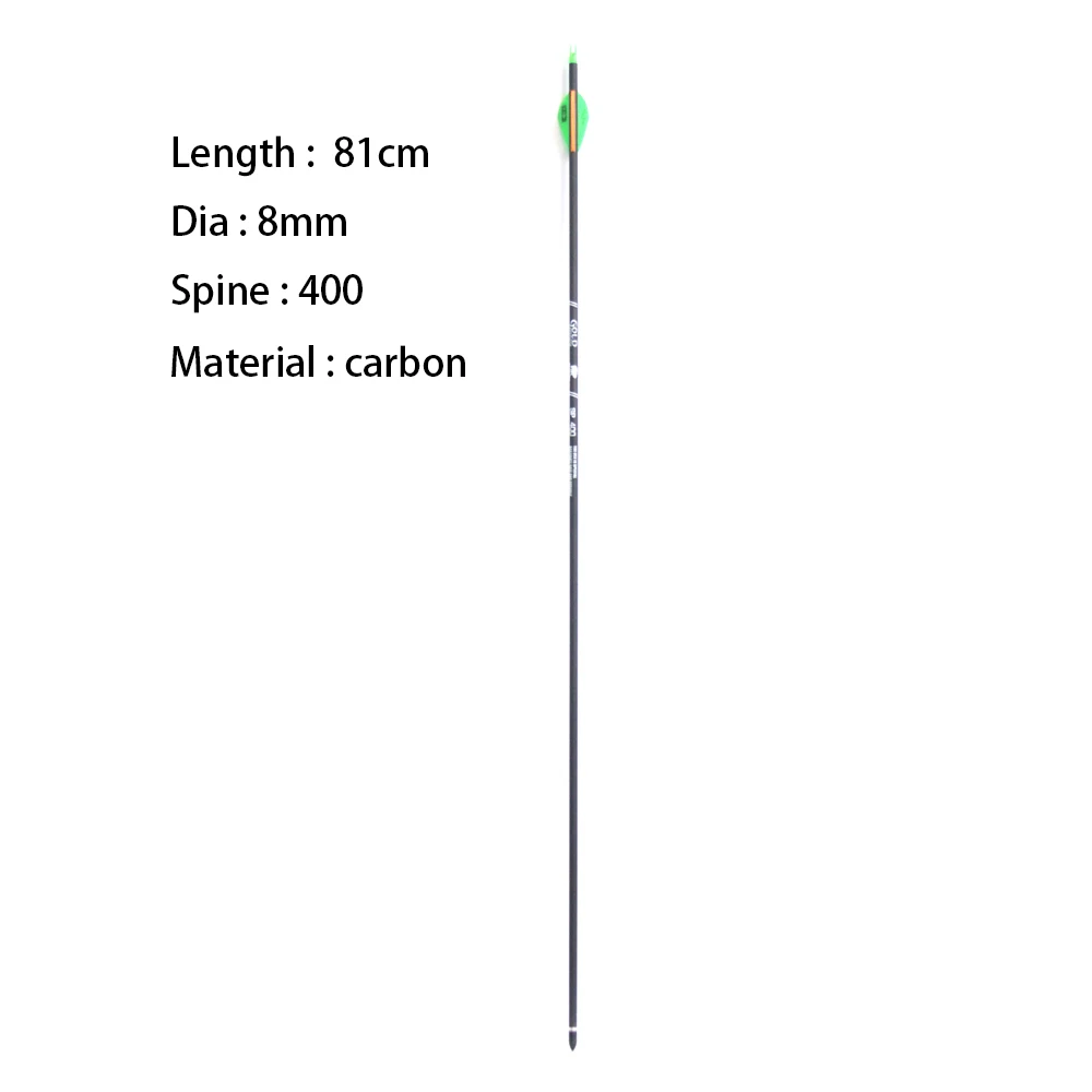 6/12 шт. Углерода Стрела Spine 300 400 500 600 700 800 высокое Скорость перо для изогнутый/блочного Лука стрельба из лука охота