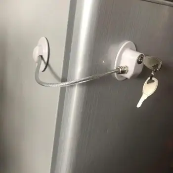 

Door Window Lock Safety Restrictor Child Room Window Stop Door Restrictor Security Cable Lock Safety Anti-Theft Locks with Key