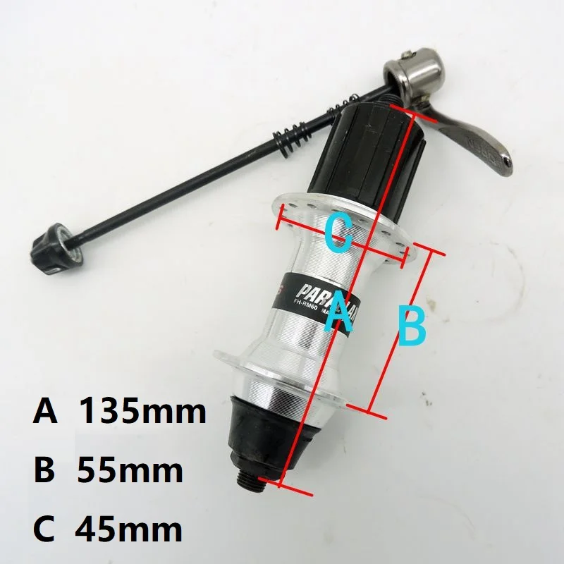 SHIMANO FH RM60 8/9/10 Скорость задней ступицы 32 отверстия 135 мм MTB горный велосипед