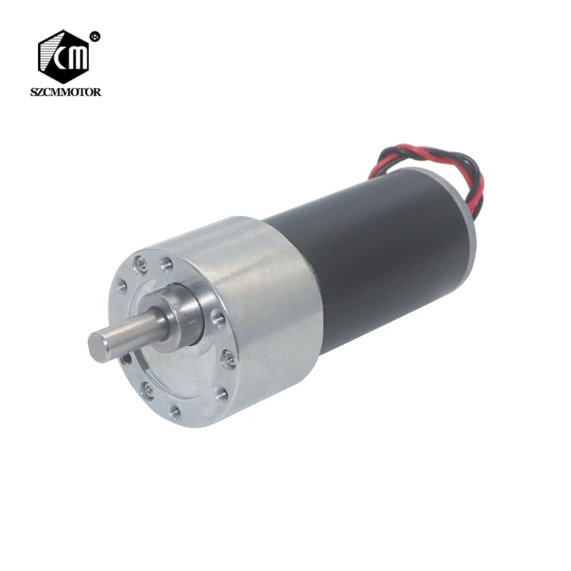 Baratos DC12V 24V gran par Metal Tubular caja de cambios de reducción Motor de engranaje 35 kg. cm motorreductor excéntrico motorreductor 10rpm a 1270rpm