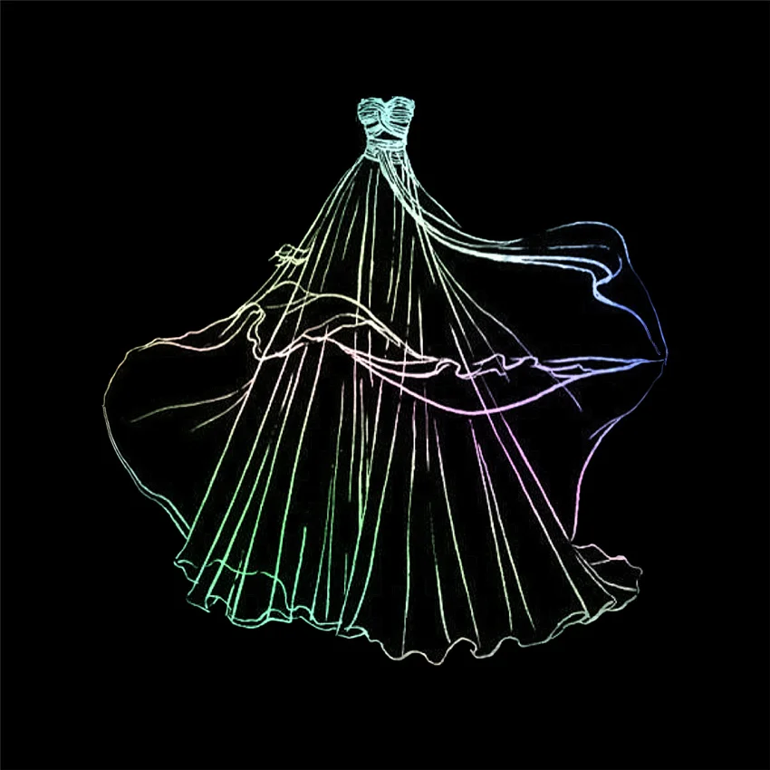 

Dream dress metal cutting die cutting practice hands-on DIY clip art album craft mold scrapbook