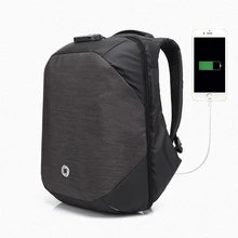 TOP POWER Men Backpack USB Charge 15.6 Inch Laptop Computer New Anti-theft Password Lock Bag School Backpack For Male Mochila