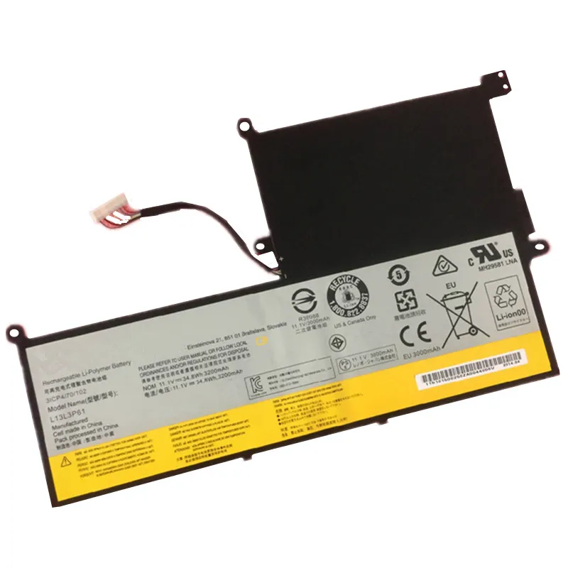 7XINbox 11,1 V 34.8wh 3200mAh аккумулятор для ноутбука L13L3P61 для lenovo Chromebook N20p 3ICP4/70/102 P/N: 121500255