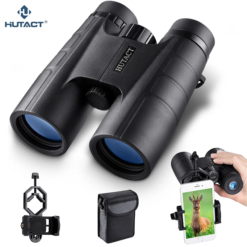 

HUTACT Binoculars 10x42 Telescope For Hunting Binoculo Para Adult Teleskop Travel Bird Watching Optical BAK4 Prism