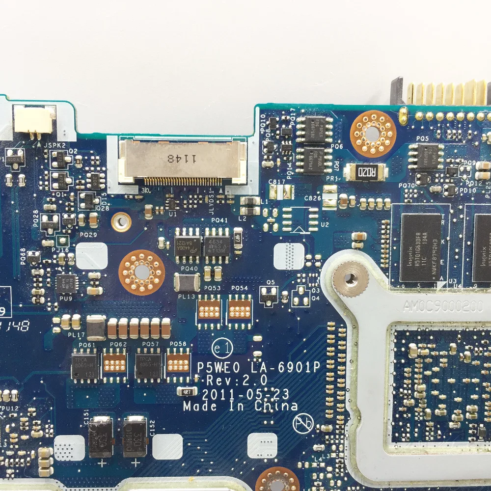 Placa base para ordenador portátil KEFU LA-6901P para Acer 5750G 5755G placa principal original GT540M/GT630M