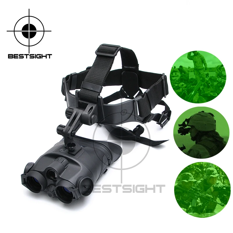 

DHL Shipping Yukon Macrobinocular 1x24 Wearing A Helmet Telescopio Infrared Night Vision Binocular Night Vision Telescope