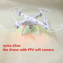 SYMA X5SW FPV Dron 2.4G 6-AxisDRONES Quadcopter Drone With Camera WIFI Real Time Video Remote Control RC Helicopter Quadrocopter