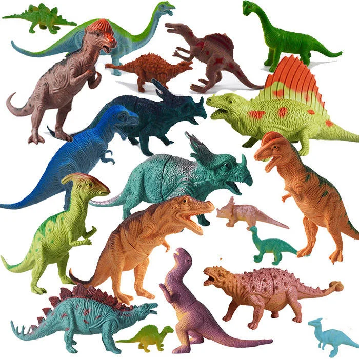 

20Pcs/lot Cartoon Animals Dinosaur Simulation Toy PVC Dinosaur Model Action Figures Classic Toys Ancient Collection for Kids