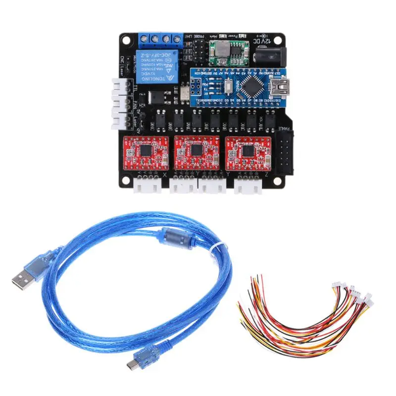 GRBL Laser Controller Board CNC USB 3 Axis Stepper Motor Driver