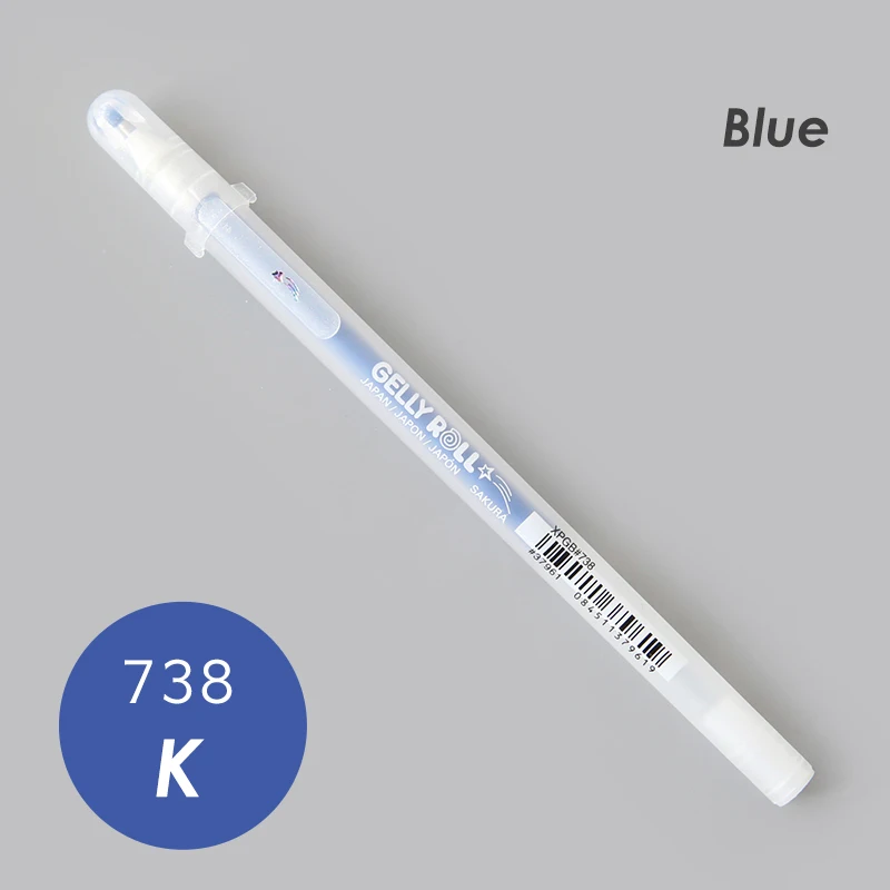 STARDUST 0,6 мм блеск жирорастворимые контурная ячейная упаковка Цветной гелевая ручка стационарный для Скрапбукинг "сделай сам" - Цвет: K Blue