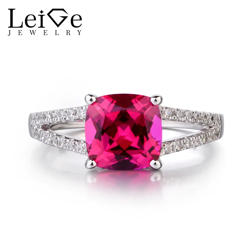 Украшения leige серебро 925 пробы рубиновое кольцо с камнем, соответствующий месяцу рождения июлю красный драгоценный камень Подушка винтажно... Украшения leige серебро 925 пробы рубиновое кольцо с камнем, соответствующий месяцу рождения июлю красный драгоценный камень Подушка винтажно...