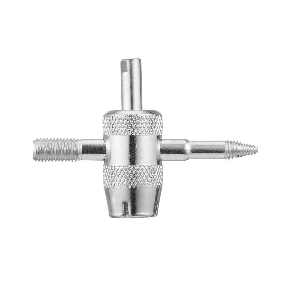 1pc Spool Tire Valve Core Tools Auto Repair Tool 4 Ways Car Truck Tire