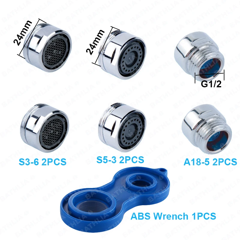 Bathroom Accessories Brass Faucet Aerator Kits Water saving Shower flow