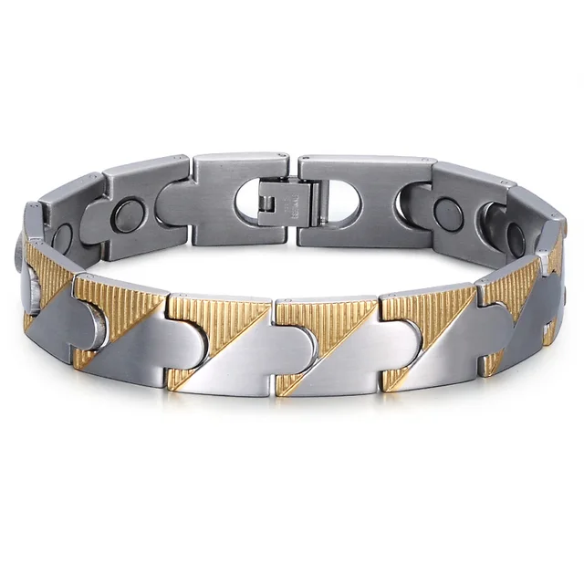 Hip Health Fir Magnetic Bracelet Stainless Steel Negative Ion Hip Health Fir Magnetic Bracelet Stainless Steel Negative Ion For Men Jewelry Blood Pressure Accessory