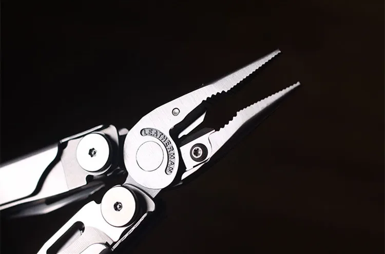 Мультитул LEATHERMAN-Wave Plus с высококачественными сменными кусачками и пружинными ножницами, нержавеющая сталь