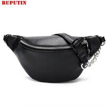 RUPUTIN женский модный ремень сумка высокого качества кожаный женский кошелек через плечо сумки высокой емкости женские PU поясные сумки