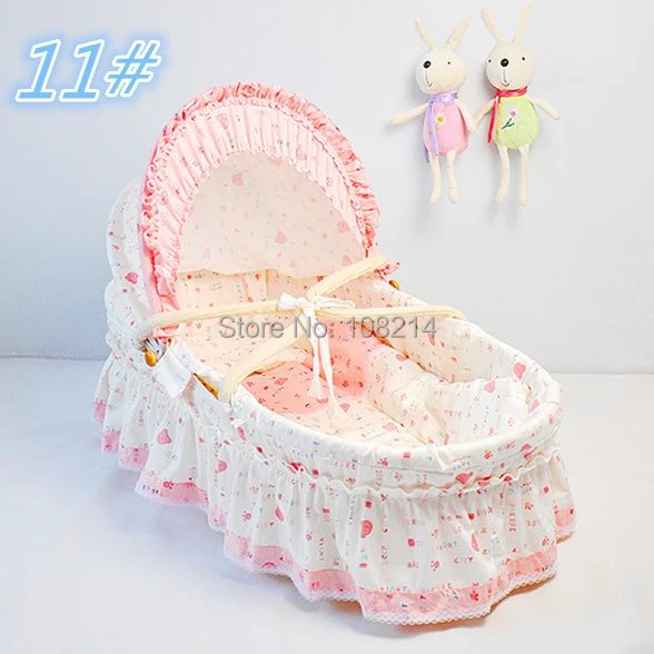 Haute Qualite Coton Bebe Nacelle 11 Couleurs Portable Bebe Literie Creche 100 Main Bassinet Tisse Bebe Panier Pour Gros Aliexpress