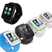 100 stücke U9 Bluetooth smart uhr digital-uhren reloj inteligente smartwatch für apple iphone samsung android telefon PK DZ09 U8