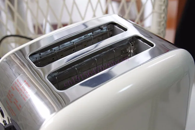 CUKYI тостер Винтаж бытовой нержавеющая сталь автоматический 2 шт. 4 см Слоты британский штекер 1000 Вт быстрого нагрева завтрак