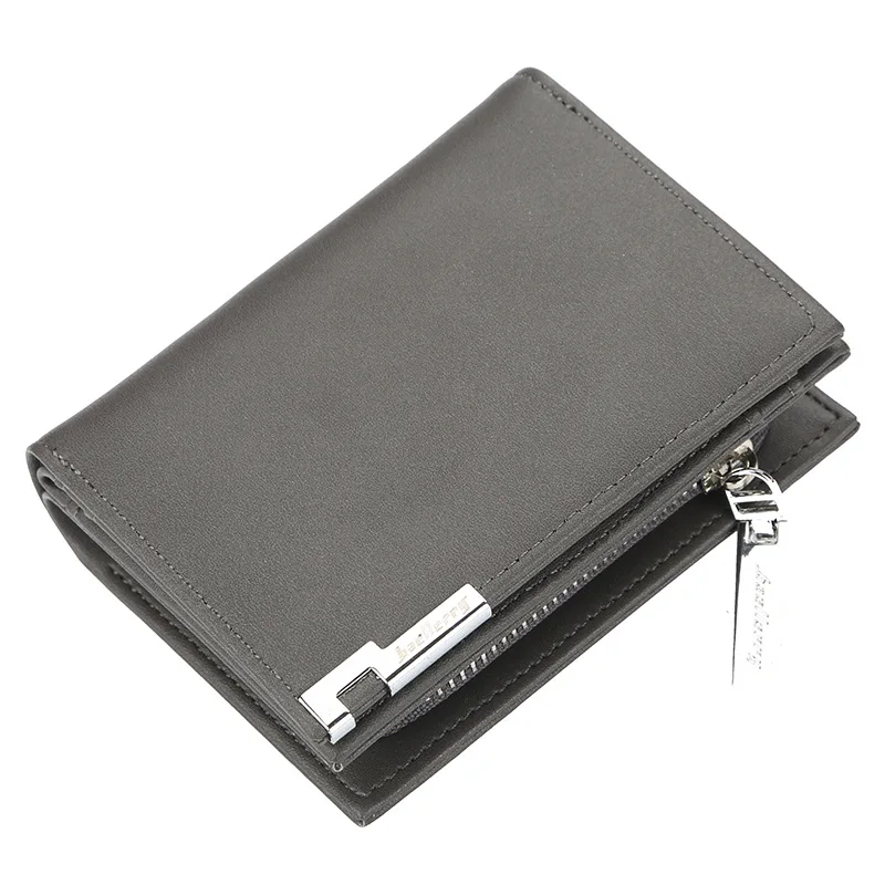 

Hot PU Leather Men Wallets Brand High Quality Design Wallets with Coin Pocket Purses Gift For Men Card Holder Bifold Male Purse