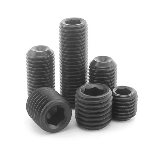 12.9grade 50pcs M2.5 Carbon steel allen concave end set screws grubs