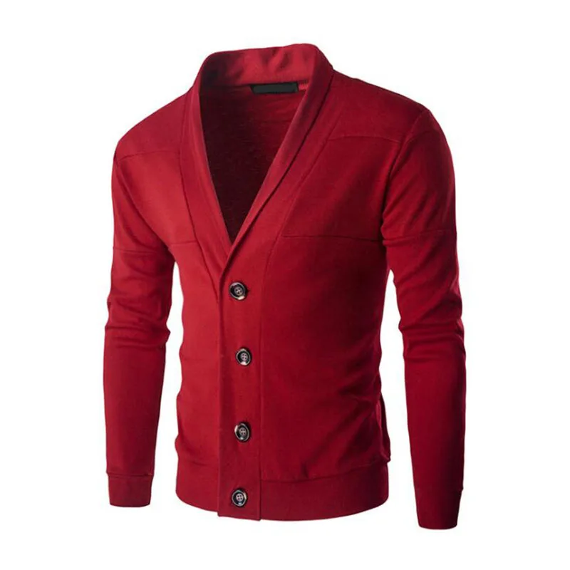 Горячая Распродажа брендовая одежда осенняя зимняя вязаная одежда мужской модный качественный хлопковый свитер мужской повседневный серый красный мужской свитер пальто