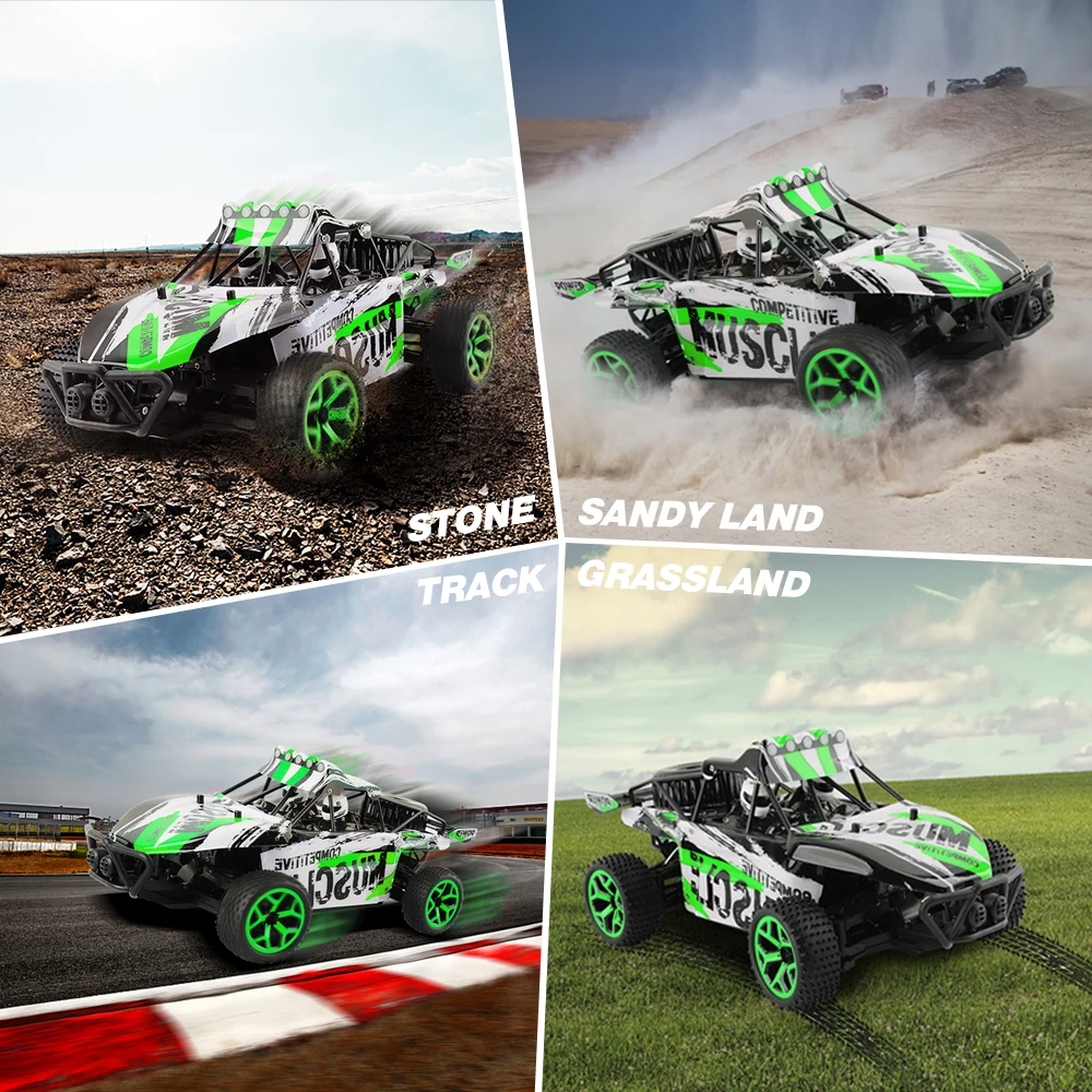 GizmoVine RC автомобиля 1/18 хобби 2 4 г 4CH 4WD рок сканеры Double моторы Багги дистанционного