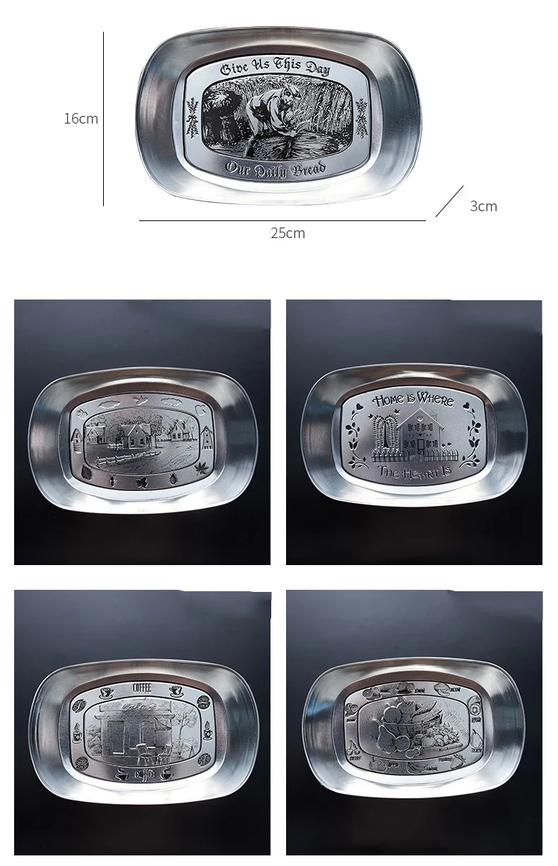 25*16*3 см Современный Творческий табак прокатки металла аксессуары для сигарет декоративный поднос тарелки подарки