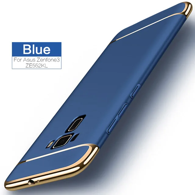 Роскошный чехол s для ASUS ZenFone 4 Max ZC554KL, чехол для ASUS ZenFone GO ZB452KG, чехол, 5,5 дюймов, Fundas, жесткий, ультра тонкий, крышка - Цвет: Синий