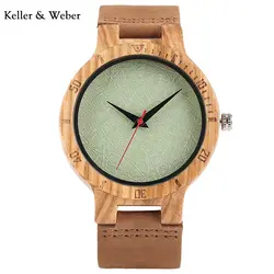 КВТ новое поступление Для мужчин наручные часы Простой Подлинная Кожаный ремешок природа ручной работы часы для подарка прохладный часы