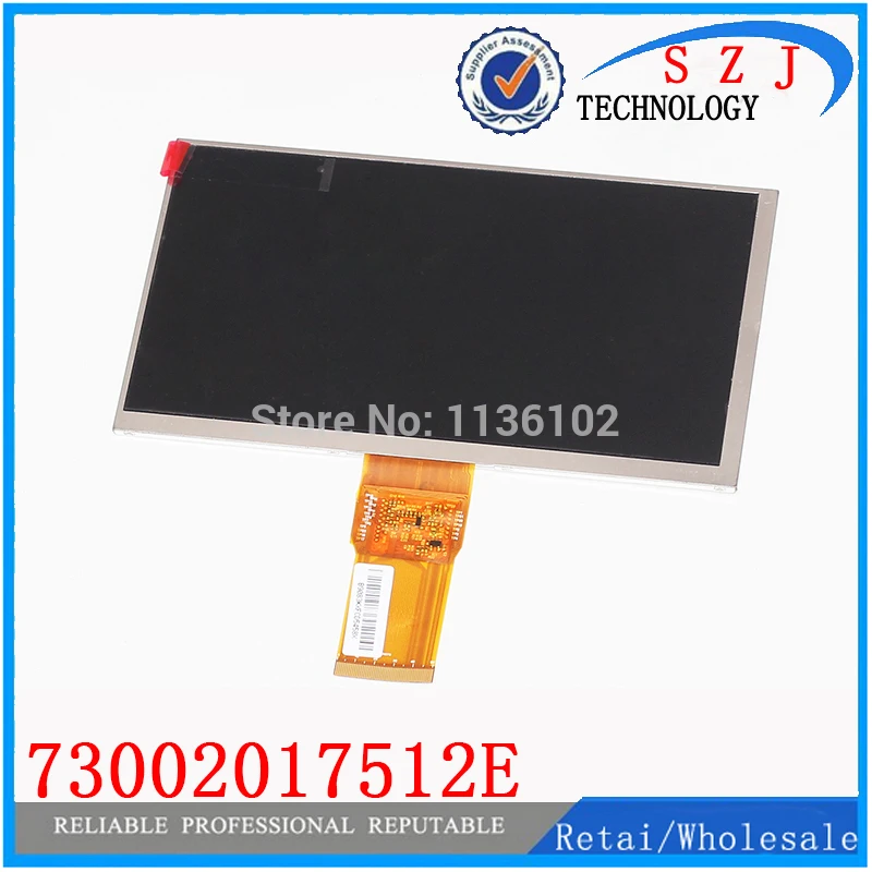 

New 7" inch IPS inner LCD screen display panel WTC07010G06-21 73002017512E For Ainol NUMY 3G AX2 Tablet pc Free shipping