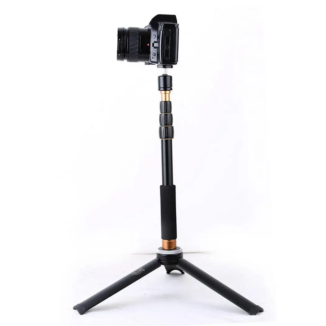 

Professional Photographic Portable Telescopic Mini Camera Detachable Monopod Tripod Set Photography 4 Sections