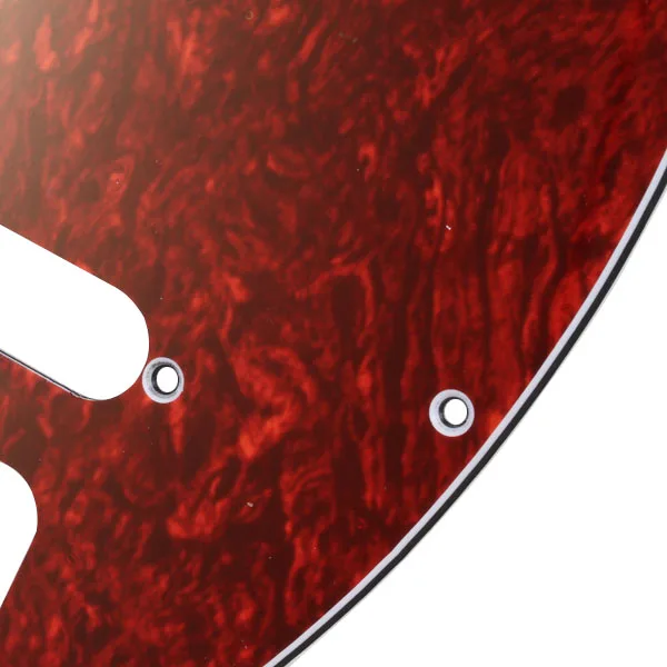 Red Tortoise Shell Pickguard 3 Ply 8 Screw Hole Celluloid and PVC Shell Pickguard For Telecaster Guitar Parts