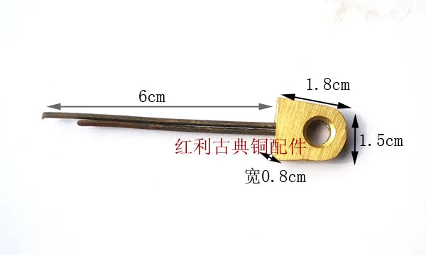 [accessories] antique copper copper bonus classical furniture / fastening / Accessories head lock